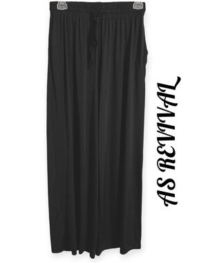 🌼AS Revival So Soft Wide Leg Black Palazzo Pants